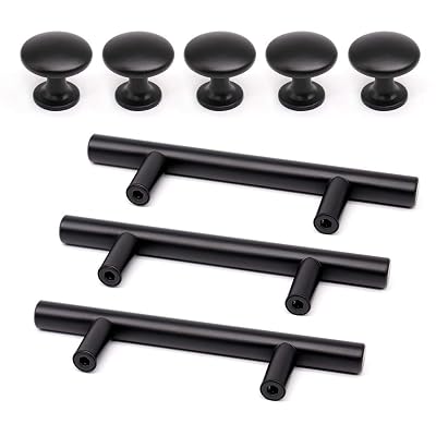 thumbnail image 2 of 20-Pack Stainless Steel Cabinet Door Knobs Drawer Pulls – Modern Silver 5" Length 2 of 6