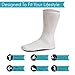 Diabetic Socks Mens Cotton 6-Pack Crew White By DEBRA WEITZNER crew/white Mens 13-15
