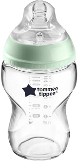 Tommee Tippee Natural Start Anti-Colic Glass Bottle 250ml Pack of 2 view 2