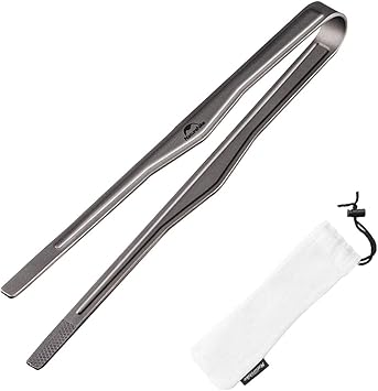 Amazon Co Jp Naturehike チタントング 焼肉トング フードトング 焼肉bbqの必需品 軽量 アウトドア キャンプ 錆びないミニトング 僅か16g 16 6 専用トング袋付き スポーツ アウトドア