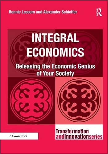 Integral Economics Releasing The Economic Genius Of Your - 