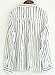 Soojun Ladies Stripe V-Neck Cotton Linen Shirts Top Blouses Long Sleeve, Large