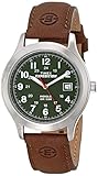 Timex Men's T40051 Expedition Metal Field Brown Leather Strap Watch
