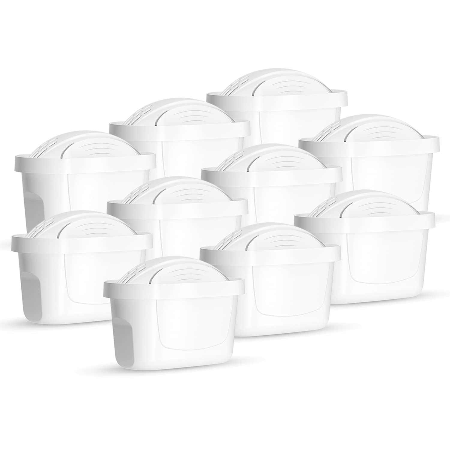 PearlCo unimax - 10 Pack Water Filter Cartridges (Compatible with Brita® Maxtra®)