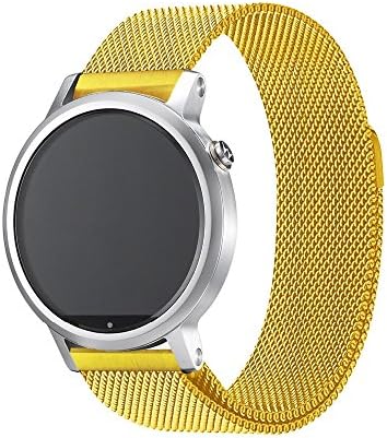 Milanese Loop Smart Watch band Strap Magnetic Clasp Closure Lock Stainless Steel Quick Release Replacement Bracelet Men Women 18mm 20mm 22mm