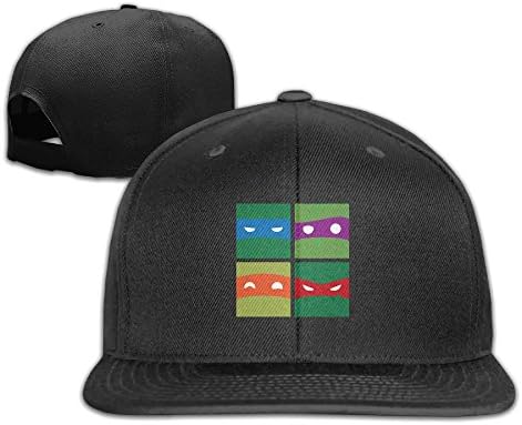 Pin The Mask On The Turtle Cotton Boys Girls Snapback Hip Hop Hat Baseball Cap
