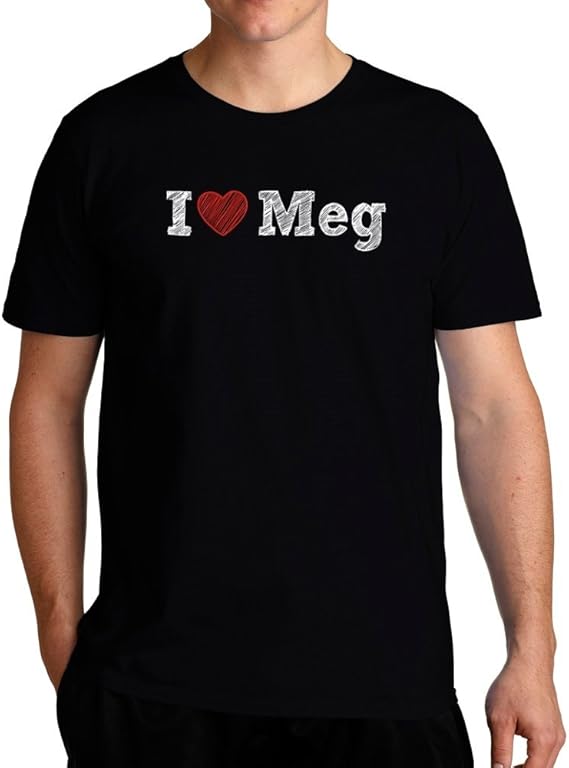 Eddany I Love Meg TShirt Amazon.co.uk Clothing