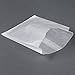 100 Pcs DECONY Waxed Paper Sandwich Bags- Glassine Style Grease Resistant, Wax Paper Bags & Cookie Sleeves Paper Treat Bags- White Paper Snack Bags for Bakery, Shop or Party- 6 x 7 x 3/4 Inches