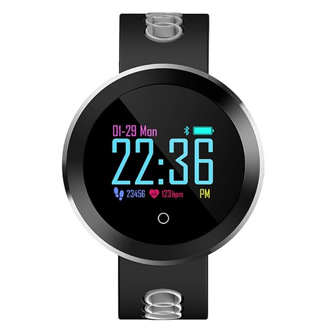 BHYDRY Q8 Bluetooth Smart Watch Herzfrequenz Sauerstoff Blutdruck Sport Fitness Tracker