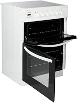 Haden 60cm Electric Cooker with Double Oven, Grill & Ceramic Hob White view 5