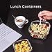 AILTEC 1 8979 18 Piece Food Storage Lunch Airtight Locking Lids, Glass Meal Prep Containers BPA-Free, for Home Kitche, Clear