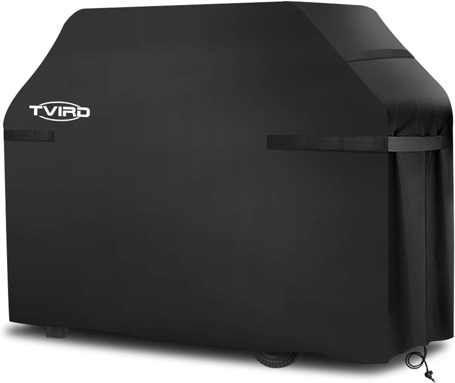 TVIRD BBQ Grill Cover, Gas Grill Covers | 58-inch Heavy Duty Waterproof BBQ Cover | Fits Grills for Weber Char-Broil Nexgrill Brinkmann, Windproof, Rip-Proof, Weather & UV Resistant with Storage Bag