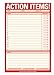 1-Count Knock Knock Action Items! Pads, Funny Office Notepads & To Do List Notepads, 6 x 9-inches each