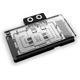 Alphacool Core Geforce RTX 5080 Prime GPU Water Block with Backplate | Chrome-Plated Copper Block, Acrylic Top, aRGB, 4x G1/4" Ports, 220&times;140.6&times;34.19mm
