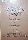 Modern dance, techniques and teaching