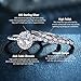 Newshe Jewellery Engagement Sets AAAAA Cz Wedding Rings for Women 925 Sterling Silver 3pcs Round White Size 4-13