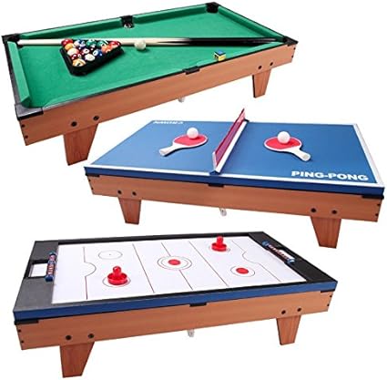 Amazon Com Multi Games Combination Table 3 In 1 Design Rotating