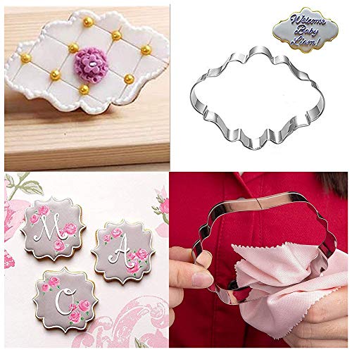 10 Pieces Cookie Cutter SetVarious Shapes Different Frames Fondant