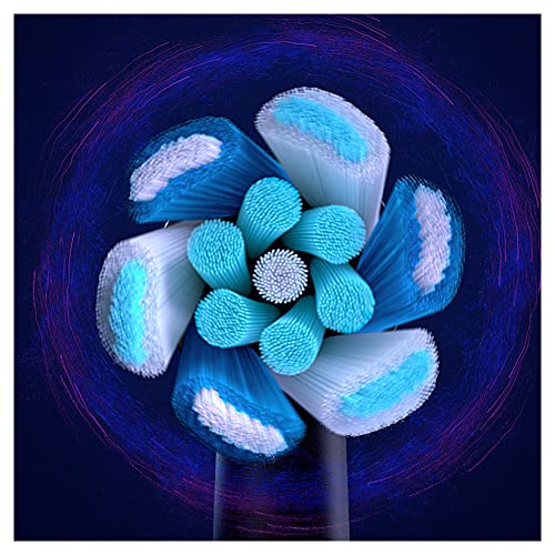 iO Ultimate Clean Testine Spazzolino Elettrico, Confezione da 8 Testine di Ricambio Nere, Rimuove il 100% della Placca, Progettate per il tuo Oral-B iO, Adatto alla Buca delle Lettere