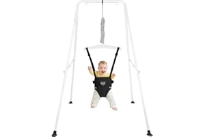 UMIKOOL DIRECT Baby Jumper with Stand, Infant Jumper for Indoor/Outdoor Play, Jumper for Baby 6-24 Months, Baby Jumpers and Bouncers with Adjustable Chain, Easy to Assemble & Store