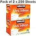 Kirkland Signature Fabric Softener Sheets Ultrasoft Fresh Scent, 250 Count (Pack of 2)