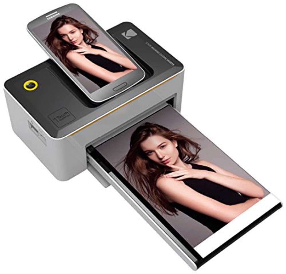 Kodak Dock and Wi-Fi Portable 4 x 6 Inch Instant Photo Printer, Premium Quality Full Colour Prints, Compatible w/iOS and Android Devices