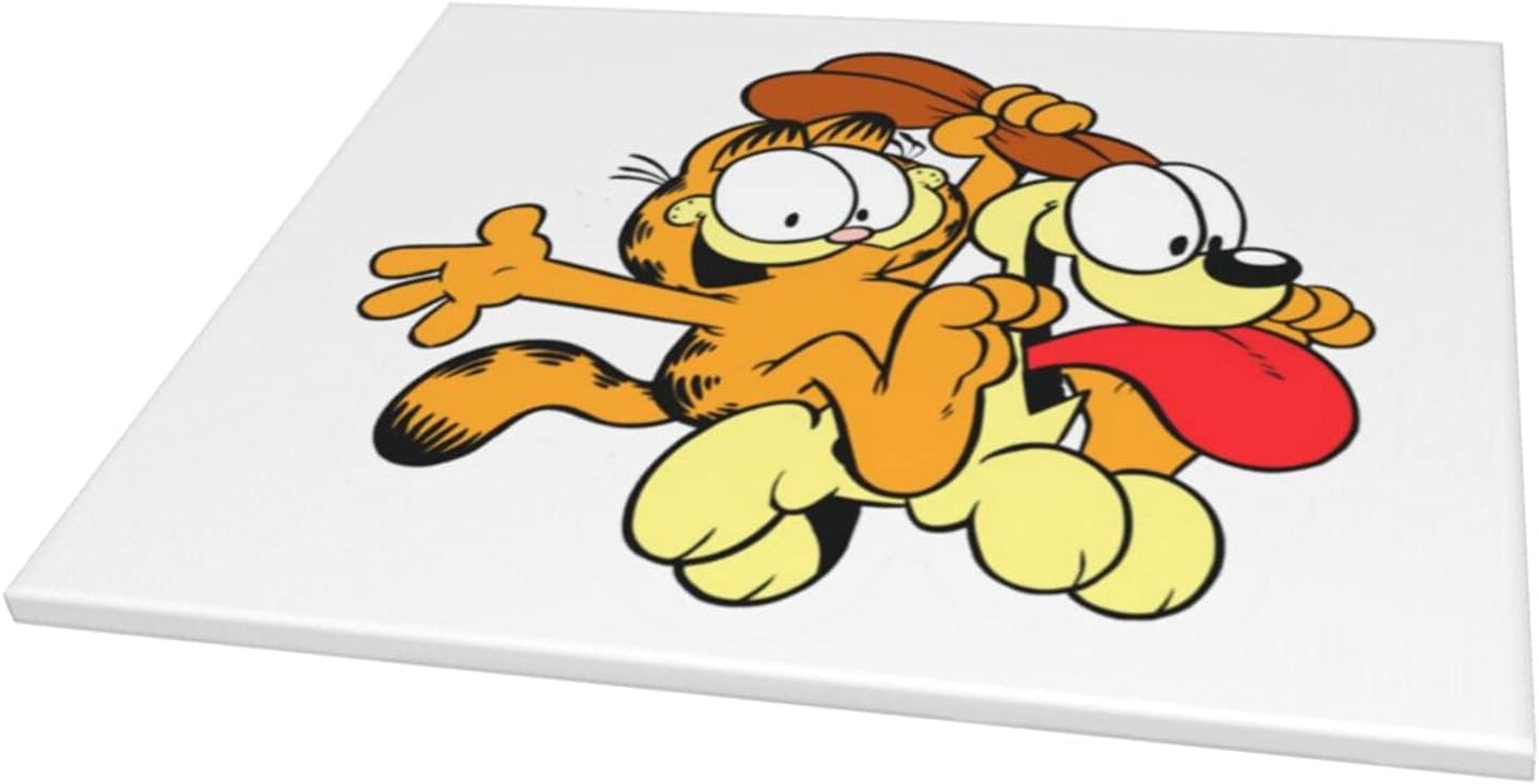 Amazon 人気 潮流 ガーフィールド Garfield 3 縁のない装飾画 ファッション 背景絵画 キャンバス絵画 売れ行きがよい 玄関に飾る 風景画 完成品 部屋飾り 壁ポスター サイズ50 60 Cm モダンアート 装飾画 置物 オブジェ オンライン通販