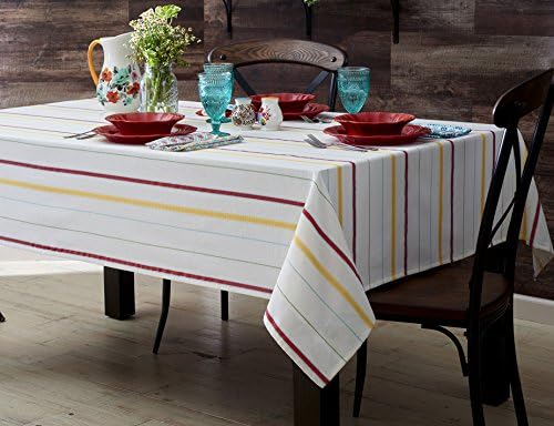 The Pioneer Woman Vintage Stripe Tablecloth (60" x 84")