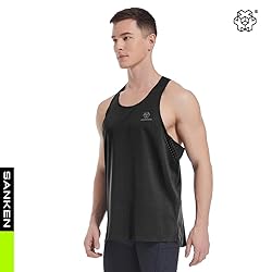 Sanken Men's Seamless Running Tank Tops Ultra