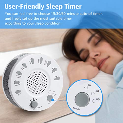 image for White Noise Machine for Sleeping, Sleep Therapy Sound Machine, JONYJ H