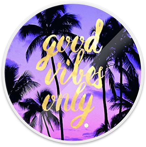 Universal Cell Phone Holder, Pop Out Socket for Iphone8/7/7S/7Plus/6/6s/6Plus and Tablets[Good Vibes Only-W]