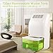 SIEGES Small Electric Dehumidifier, Mini Air Dehumidifier Portable 700ml Water Tank Remove Moisture Ultra Quiet Auto Shut Off for Closet Bathroom RV Home Kitchen Cabinet Bedroom (Small Dehumidifier)
