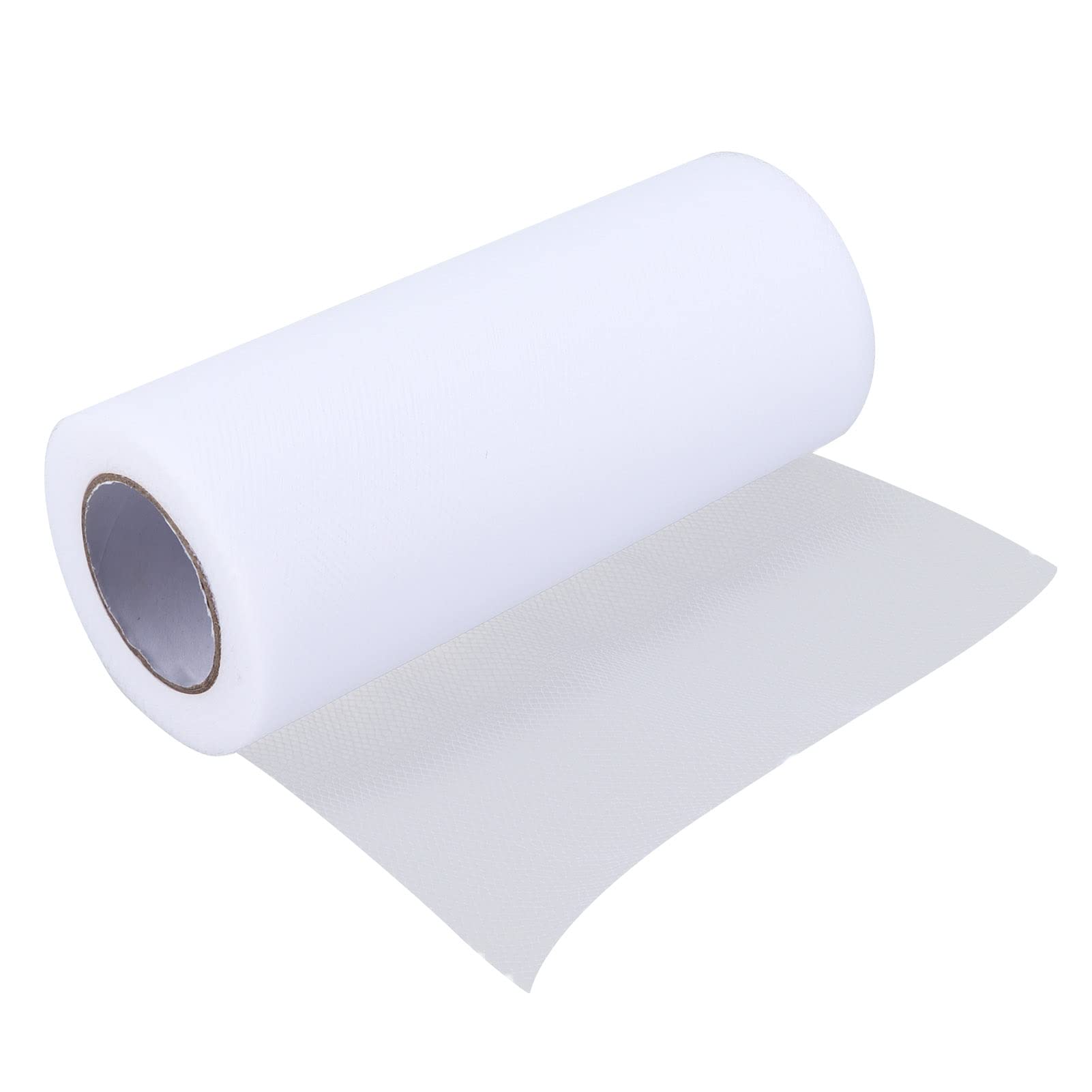 Tulle Fabrics,100 Yards Tulle Netting Fabric,Tulle Fabric White,Tulle Netting Rolls Tulle Spool for Table Skirt Wedding Party Decorations Gift Bow Craft
