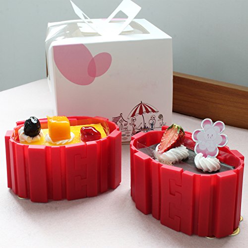 JINSEY Nonstick 4PCS Silicone Cake Mold Cake Pan Magic Bake Snake DIY 