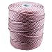 C-Lon Tex 400 Heavy Weight Bead Cord, Rose - 1.0mm, 39 Yard Spool