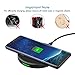 iClever Fast Wireless Charger Qi Certified Wireless Charging Pad, 10W Fast Charging for Samsung Galaxy S9/S9 Plus/S8/S8 Plus/S7/S7 Edge/Note 8, 7.5W for iPhone XR/XS/X/8/8 Plus