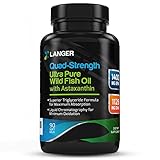 2600MG Max Heart Health Formula Omega 3 Fish Oil, The Highest Amount of Burpless Omega 3 Capsules | Ultra High EPA 1400MG + DHA 1125MG | Superior Triglyceride Form