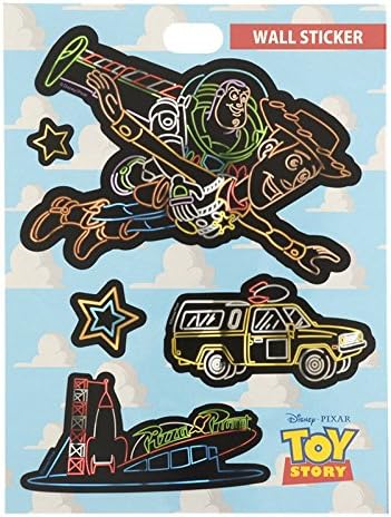 Amazon ディズニーストア 公式 ウォールステッカー トイ ストーリー ネオン ウォールステッカー オンライン通販