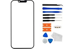 ANKECA Apple iPhone 14 Plus Screen Glass Replacement Front Outer Lens Glass Screen Replacement Repair with Adhesive and Tool kit（iPhone 14 Plus 6.7 inch）