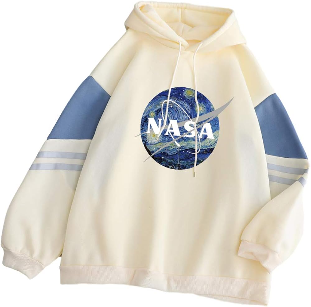 nasa hoodie tie dye