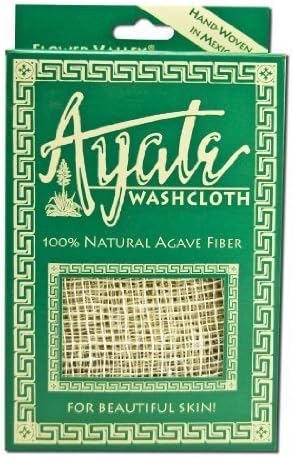 Ayate Washcloth, 100% Natural Agave Fiber, 1 washcloth by Ayate