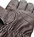 ELMA Men Touchscreen Winter Leather Gloves Lining Fleece (9, Brown, EM011NC1)