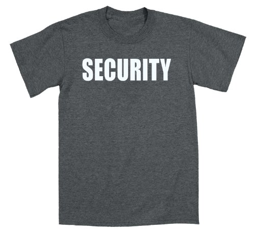 Air Waves Security Funny Novelty Club Bouncer Costume Police Guard Party Mens T-Shirt-M