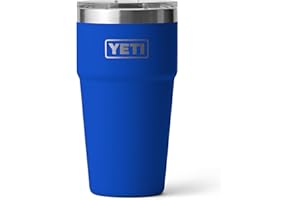 YETI Rambler 20 oz Stackable Tumbler, Stainless Steel, Vacuum Insulated with MagSlider Lid, Royal Blue