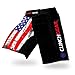 Clinch Gear Crossover 3 Premium Cross-Training Shorts - MMA Grappling Fight Shorts, Kickboxing Shorts for Men, Professional Performance Gym Shorts Guys, Pro Series Athletic Shorts (Patriot Red, 32)
