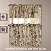 H.VERSAILTEX Window Valance Rustic Style Ultra Soft Material Suits for Kitchen Bath Laundry Bedroom Living Room (58 by 15 inch, Vintage Floral Pattern, Set of 1)