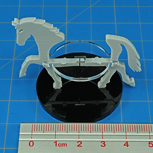 Horse, Character Mount Marker Kit, Grey, 40mm Circle Base (1)