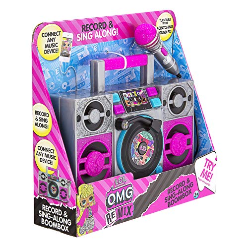 LOL Surprise OMG Remix Karaoke Machine Sing Along Boombox with Real