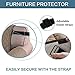 Sofa Slipcover Reversible Sofa Cover Sofa Protector for Cats Couch Covers for 3 Cushion Couch Seat Width Up to 66
