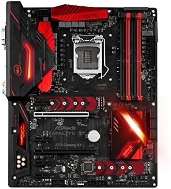 Asrock Fatal1ty Z270 Gaming K4 Ddr4 Elegant Motherboard Grey Amazon Co Uk Computers Accessories